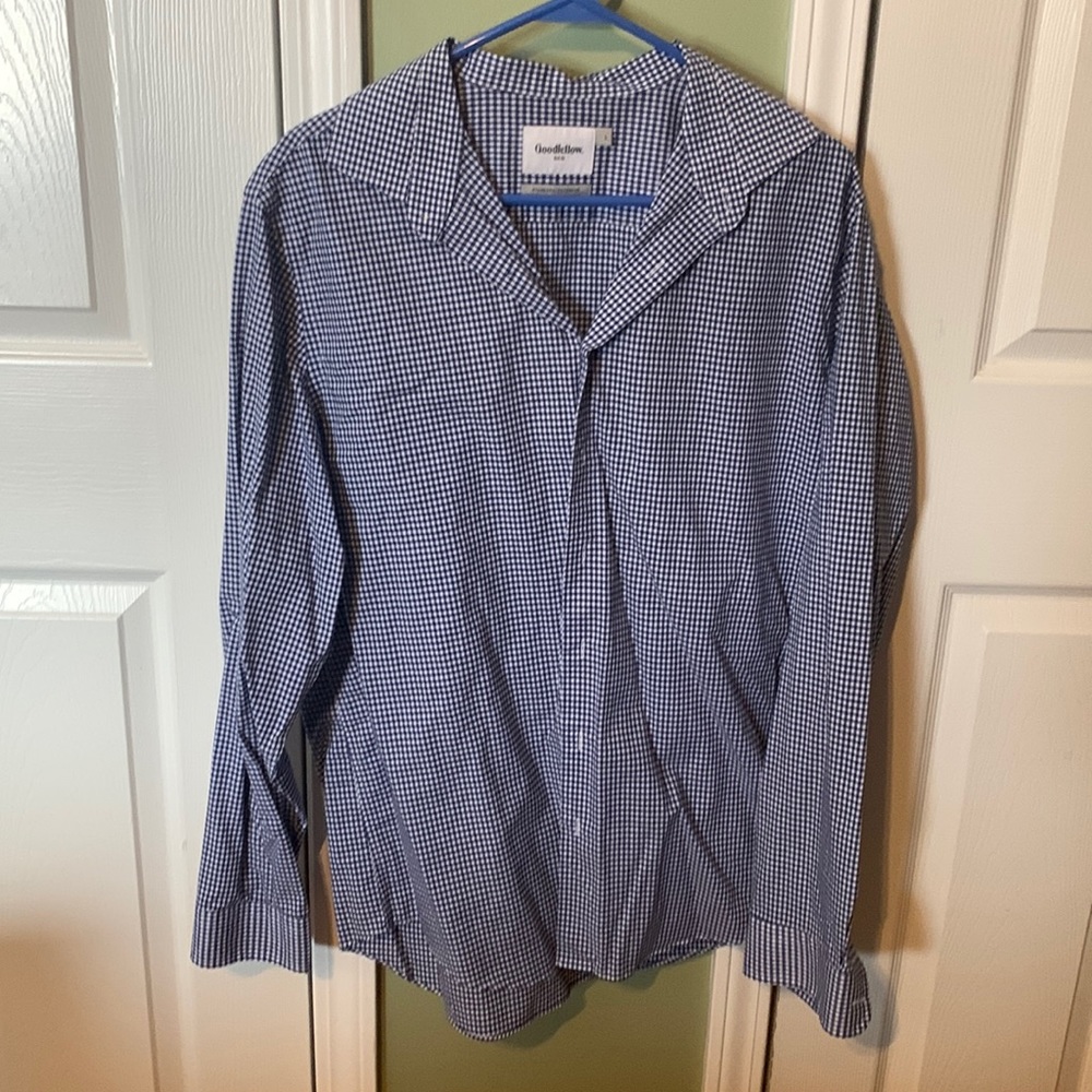 Goodfellow Checkered Button Down